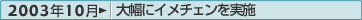2003年10月：大幅にイメチェンを実施