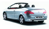 プジョー307CC　電動メタルトップ